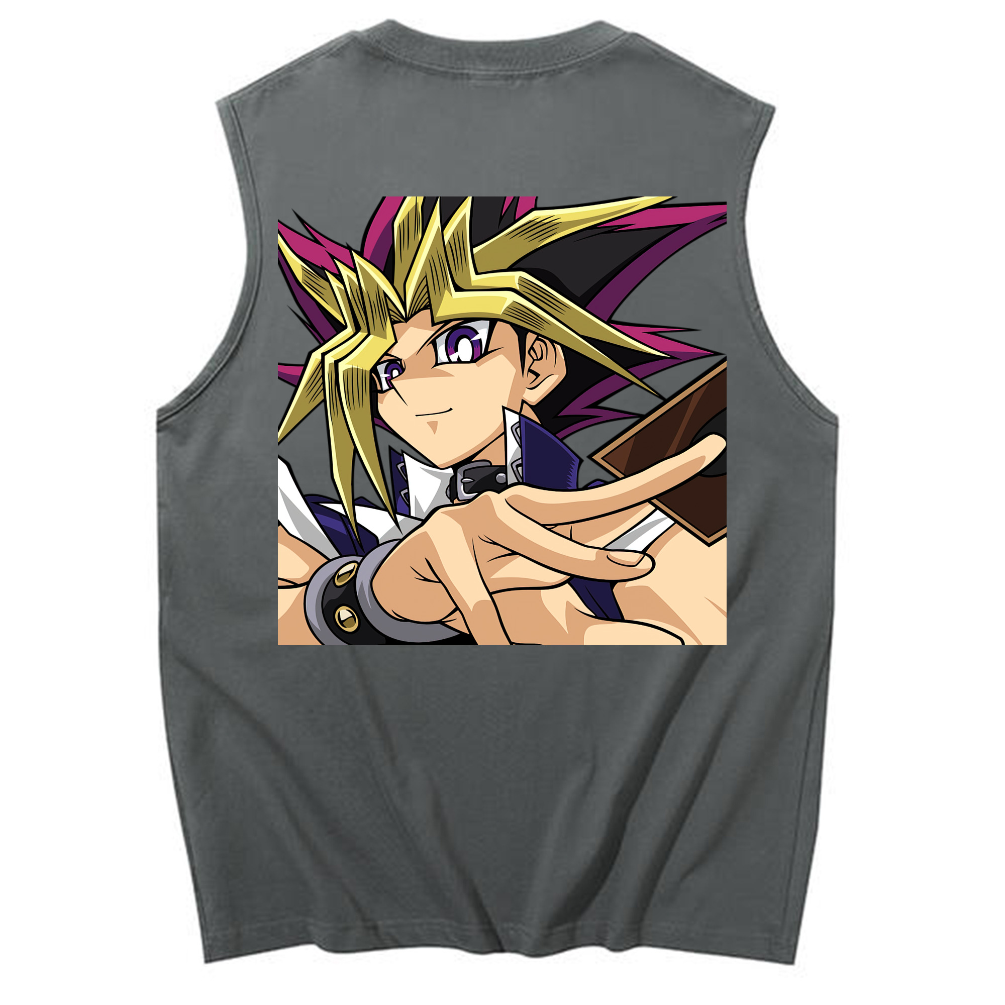 （画像用） 遊☆戯☆王 Yu-Gi-Oh! コットン100％タンクトップ（背面プリント）
